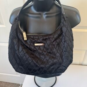 Via Spiga Black Quilted Shoulder Bag Purse Hobo